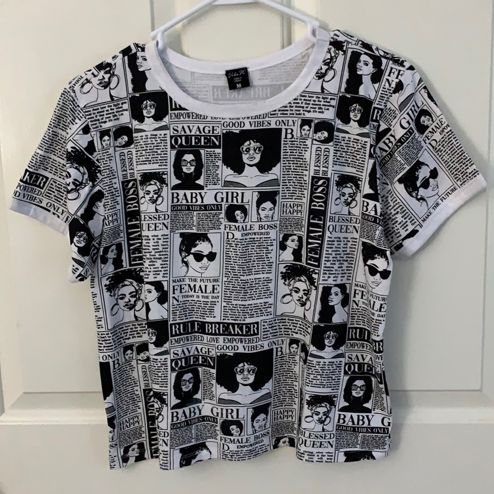 Vibe N - Black and White Top - NWOT